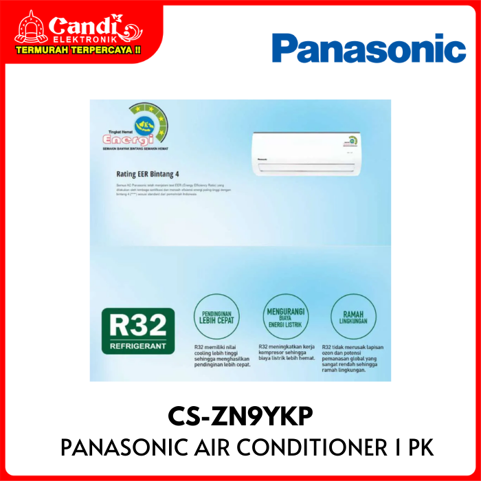 Panasonic Air Conditioner 1 Pk (cs-zn9ykp+cu-zn9ykp)